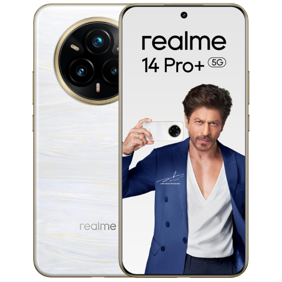realme 14 Pro+ 5G (Pearl White, 12GB RAM, 512GB Storage)